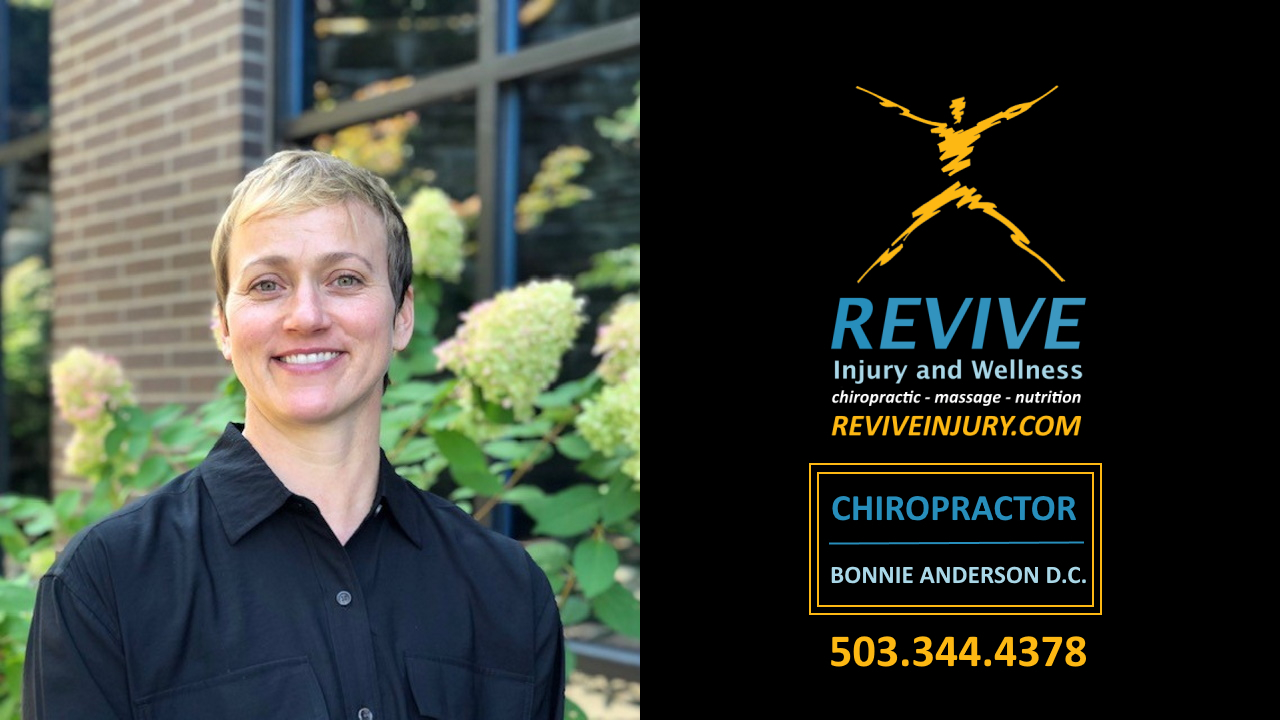 Dr Bonnie Anderson Chiropractor at Revive Injury Dr Bonnie Anderson Chiropractor at Revive Injury in West Linn Oregon